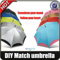 Parapluie fabricants 23 &quot;8k parapluie de conception drôle automatique de poignée spéciale avec des impressions de logo